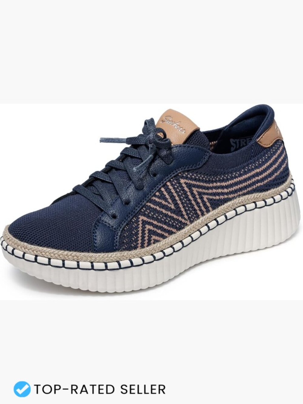 Slip On Fashion Sneakers Breathable Knit Lightweight Casual Walking Shoes